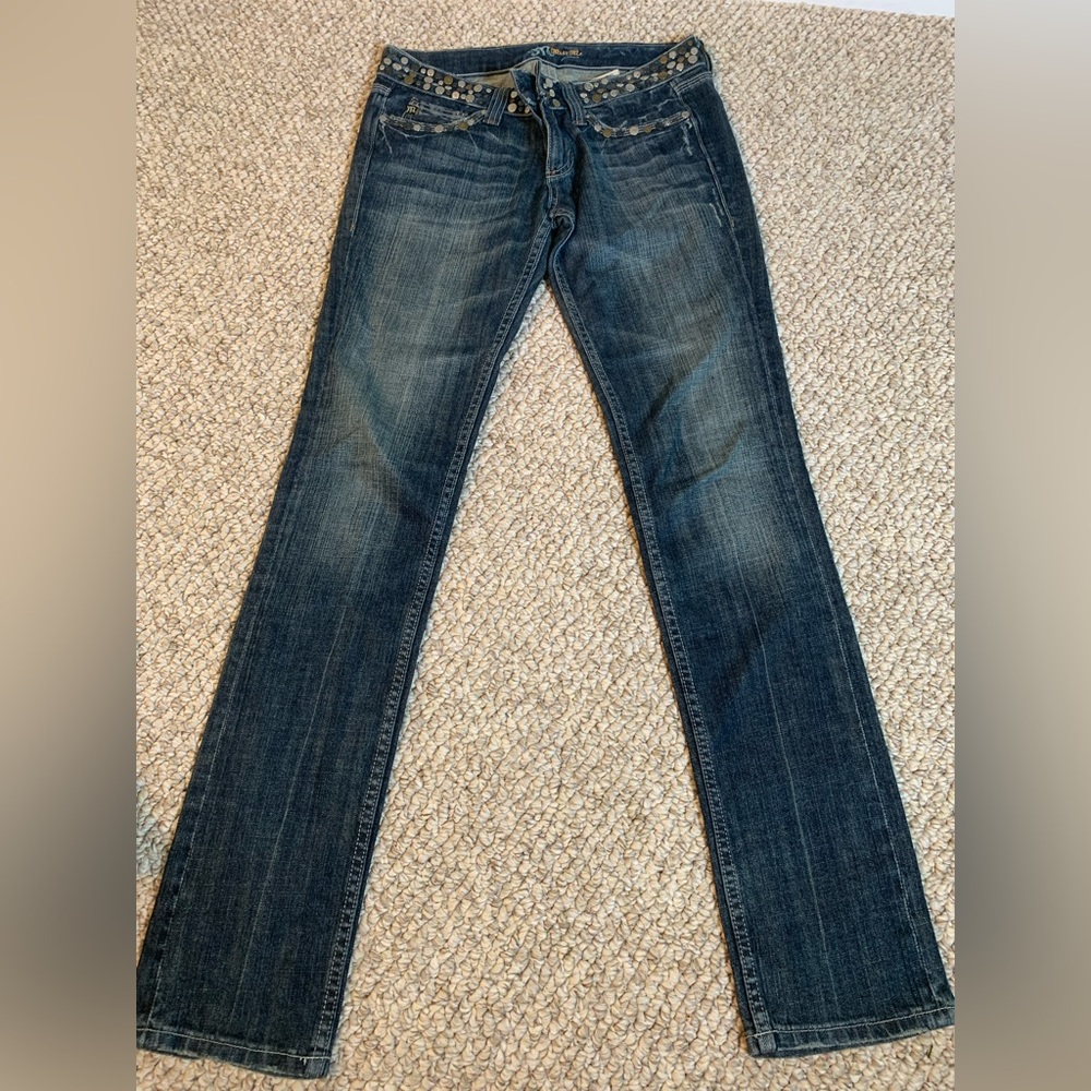 Miss Me Women’s Size 29 Studded Boot Leg cut jeans